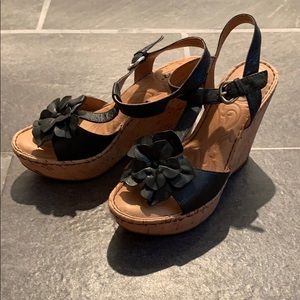NWOT Born Black Sandals 7M